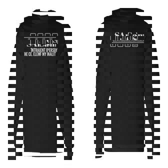 Sarcasm Elements Of Personality Long Sleeve T-Shirt T-Shirt | Mazezy