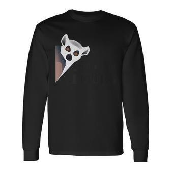 Save The Ring Tailed Lemurs Long Sleeve T-Shirt | Mazezy