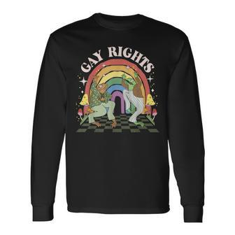 Say Gay Frog & Toad Say Gay Rights Lgbt Pride Ally Lesbian Long Sleeve T-Shirt T-Shirt | Mazezy