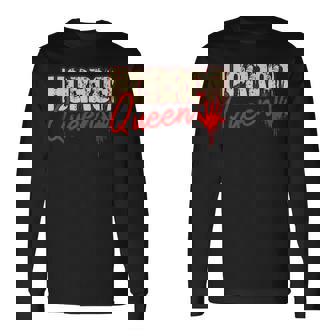 Scary Horror Movie Horror Queen Scary Long Sleeve T-Shirt | Mazezy