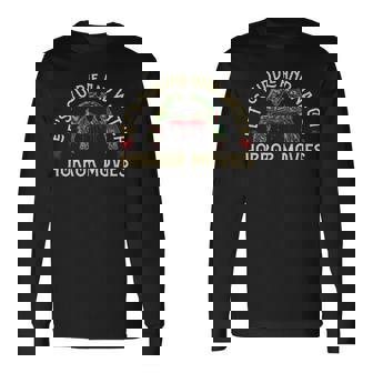 Scary Horror Movie Zombie Let's Cuddle Scary Long Sleeve T-Shirt | Mazezy