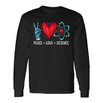 Science Lover Physics Biology Chemistry Love Science Long Sleeve - Seseable
