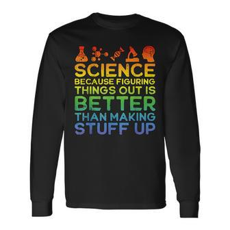 Science Lover Science Student Chemistry Science Long Sleeve T-Shirt - Seseable