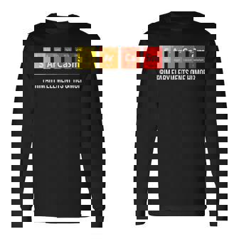 Science Sarcasm S Ar Ca Sm Primary Elements Of Humor Long Sleeve T-Shirt T-Shirt | Mazezy