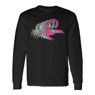 Scorpion 80S Colors 1980S Long Sleeve T-Shirt | Mazezy