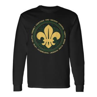 Scout Oath And Law Scout Member Boys And Girls Long Sleeve T-Shirt - Monsterry