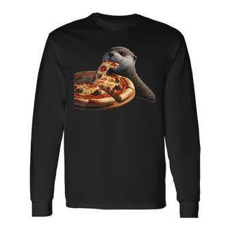 Sea Otter Lover Long Sleeve T-Shirt - Seseable