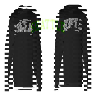 Seattle Hometown Pride Wa Throwback Classic Long Sleeve T-Shirt | Mazezy