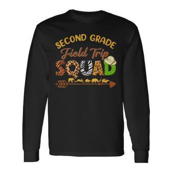 Second Grade Students School Zoo Field Trip Squad Matching Long Sleeve T-Shirt T-Shirt | Mazezy