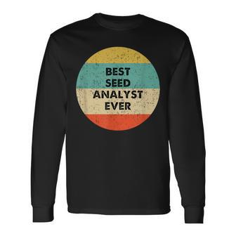 Seed Analyst Long Sleeve T-Shirt | Mazezy