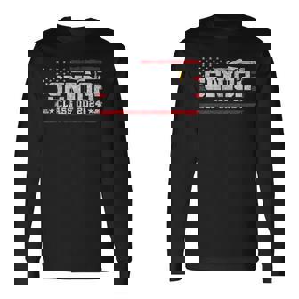 Senior Class 2024 Graduation American Flag Senior 2024 Long Sleeve T-Shirt - Thegiftio