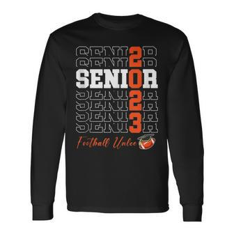 Senior Football Uncle Class Of 2023 Senior 2023 Long Sleeve T-Shirt T-Shirt | Mazezy CA