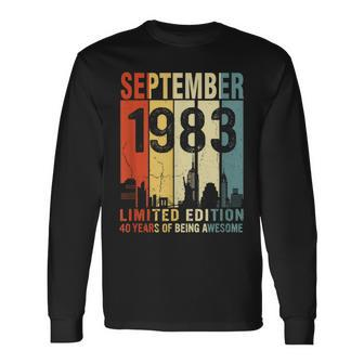 September 1983 Limited Edition 40 Years Of Being Awesome Long Sleeve - Monsterry AU
