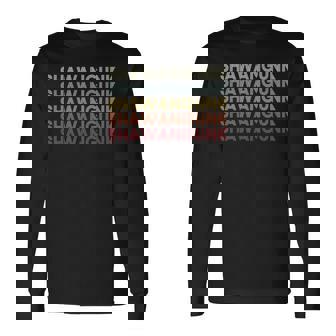 Shawangunk New York Shawangunk Ny Retro Vintage Text Long Sleeve T-Shirt | Mazezy