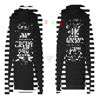 Shine Name Christmas Crew Shine Long Sleeve T-Shirt | Seseable CA