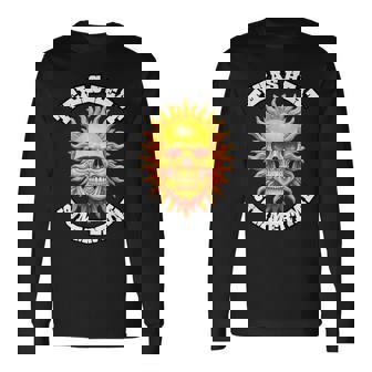 Sizzle And Grins The Scorching Texas Heat Meme Texas And Merchandise Long Sleeve T-Shirt | Mazezy