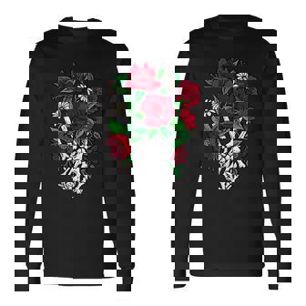 Skeleton Hands Clasped Holding Hands Sign Bones Long Sleeve T-Shirt T-Shirt | Mazezy