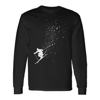 Ski Freestyle Skiing Freeski Winter Sports Skier Long Sleeve T-Shirt | Mazezy