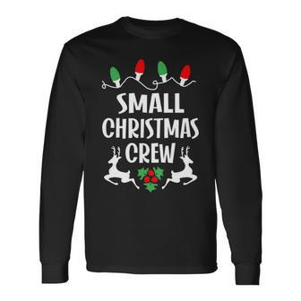 Small Name Christmas Crew Small Long Sleeve T-Shirt - Seseable