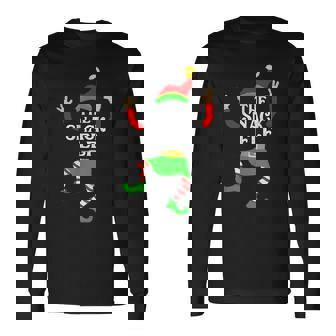 The Snack Elf Matching Family Group Christmas Party Pajama Long Sleeve T-Shirt - Monsterry