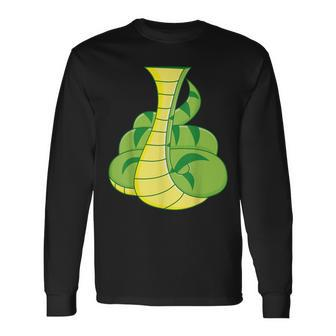 Snake Snake Costume Long Sleeve T-Shirt - Seseable