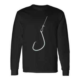 Snook Eating Shrimp Fishing Angler Long Sleeve T-Shirt | Mazezy
