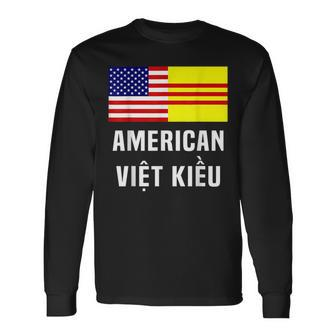 South Vietnam Flag Pride Dac Biet Viet Kieu Long Sleeve T-Shirt | Mazezy