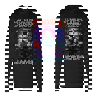 Spa Manager Gamer Fun Pun Gaming Long Sleeve T-Shirt | Mazezy