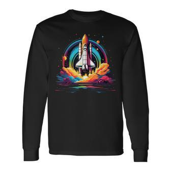Space Shuttle Science Astronomy Long Sleeve - Monsterry CA