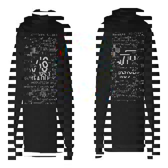 Square Root Of 100 10Th Birthday 10 Year Old Math Bday Math Long Sleeve T-Shirt T-Shirt | Mazezy