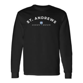 St Andrews Scotland Uk Long Sleeve T-Shirt | Mazezy