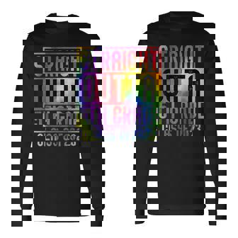 Straight Outta 5Th Grade Class Of 2023 Graduation Tie Dye Long Sleeve T-Shirt T-Shirt | Mazezy