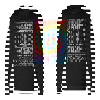 Straight Outta 5Th Grade Graduation Class Of 2023 Tie Dye Long Sleeve T-Shirt T-Shirt | Mazezy