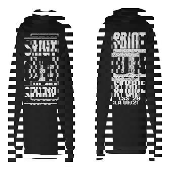 Straight Outta Sixth Grade Graduation Class 2029 6Th Grade Long Sleeve T-Shirt T-Shirt | Mazezy