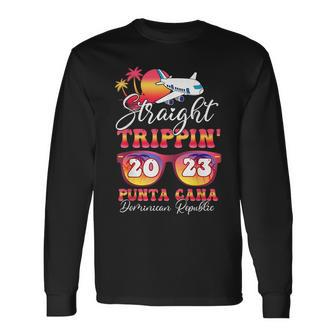 Straight Trippin 2023 Vacation Punta Cana Matching Long Sleeve T-Shirt - Seseable