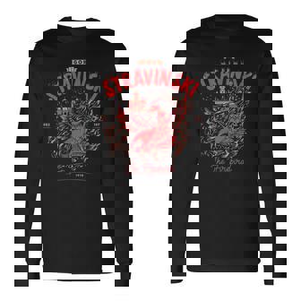 Stravinski Compositor Conductor The Firebird Classic Music Long Sleeve T-Shirt | Mazezy