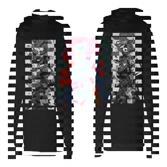Striking Graphic Inspired By Japanese Anime Long Sleeve T-Shirt - Thegiftio