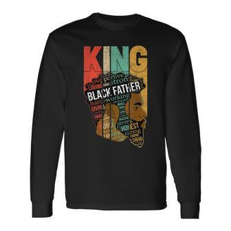 Strong Black King Juneth African American Father Day Long Sleeve T-Shirt T-Shirt | Mazezy