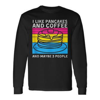 Subtle Pan Pride Pancake Pride Month Introvert Long Sleeve T-Shirt | Mazezy