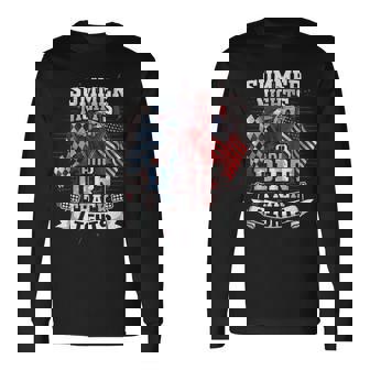 Summer Night Dirt Track Lights Racing Cars Motorcycle Racing Long Sleeve T-Shirt T-Shirt | Mazezy