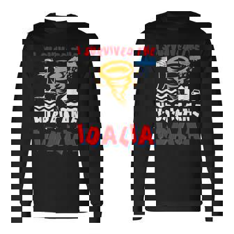 I Survived The Hurricane Idalia Long Sleeve T-Shirt | Mazezy