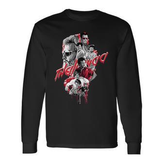 Tamil Superstar Rajini Amazing Chennai Sketch Fan Long Sleeve T-Shirt - Monsterry UK