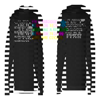 Tattooed Behavior Technician Rbt Behavior Therapist Long Sleeve T-Shirt | Mazezy