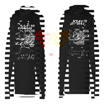 Teaching On Twosday 22222 Leopard Heart Shape Long Sleeve T-Shirt | Mazezy