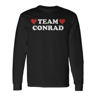 Team Conrad I Love Conrad I Heart Conrad Long Sleeve - Seseable