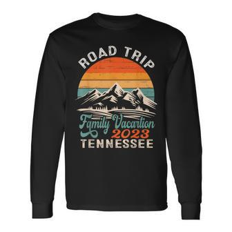 Tennessee Family Vacation Road Trip 2023 Mountain Gatlinburg Long Sleeve T-Shirt | Mazezy