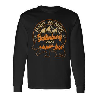Tennessee Gatlinburg Smoky Mountains Vacation 2023 Long Sleeve T-Shirt T-Shirt | Mazezy