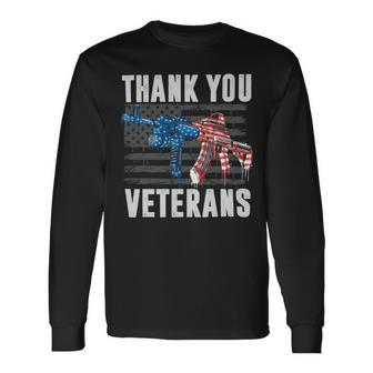 Thank You Veterans 319 Long Sleeve T-Shirt - Monsterry CA