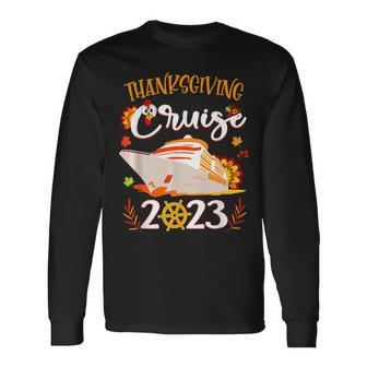 Thanksgiving Cruise Squad Matching Family Vacation Trip 2023 Long Sleeve T-Shirt | Mazezy