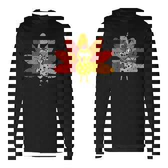 Thanksgiving Pickleball Pickleball Turkey Thanksgiving Long Sleeve T-Shirt - Thegiftio